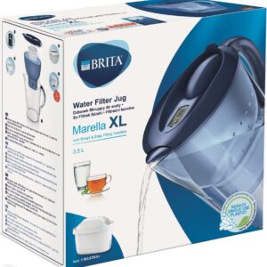 Brita Marella XL Niebieski + 1 filtr Maxtra+ Pure Performance + 1 filtr Maxtra+ Hard Water